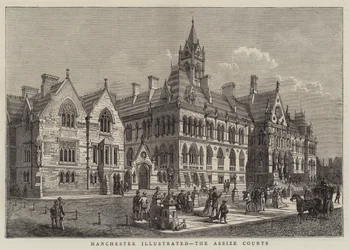 Manchester Illustrated, de Assize Courts